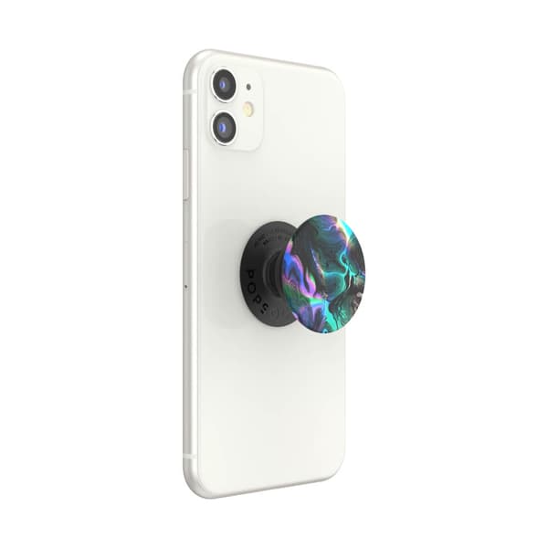 POPSOCKETS Oil Agate Avtagbart Grip med Stativfunksjon