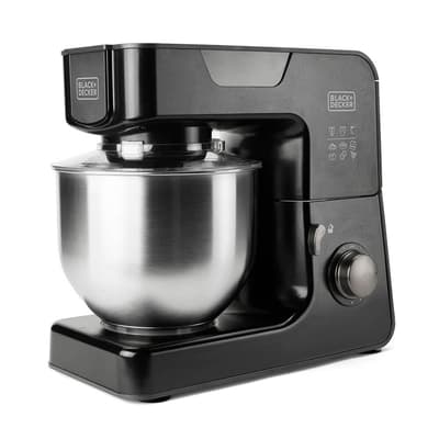 BLACK+DECKER Køkkenmaskine 1000W Sort
