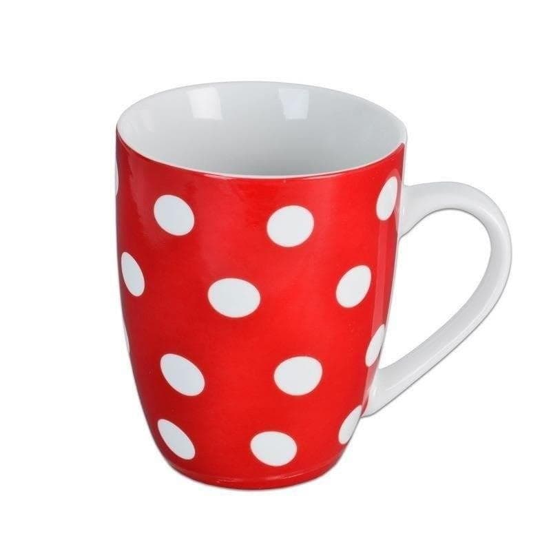 Porslin rånar 350 ml Red Peas Orion 125367