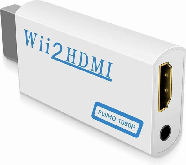 Wii till HDMI-adapter, 1080p Full-HD Nintendo
