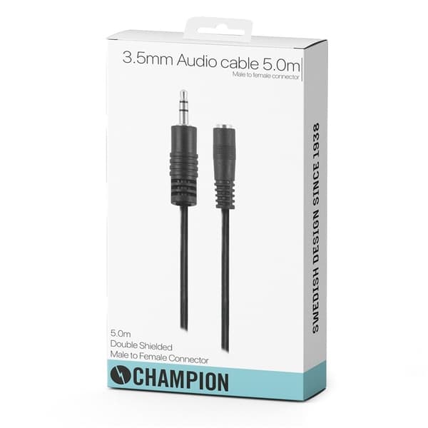 Champion 3,5 mm - 3,5 mm hann-hunn 5,0 m