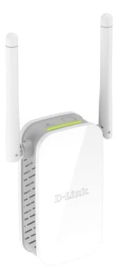 D-Link N300 Wi-Fi Range Extender,upp till 300 Mbps,10/100 Ethernet,vit