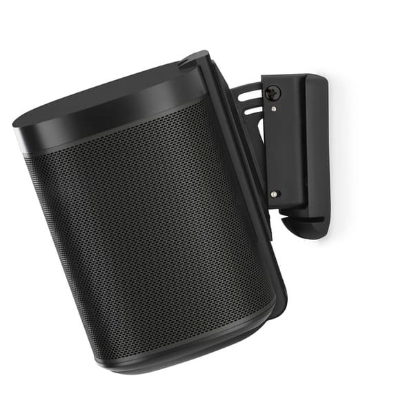 FLEXSON Seinäkannatin SONOS ONE/PLAY 1 - Pari Musta