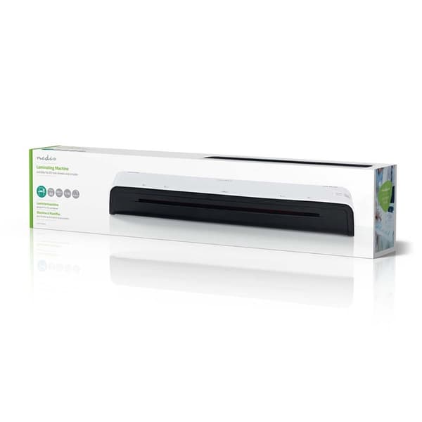 Nedis Laminator | Hot & Cold | A3 | 300 mm/min | Slå av automatisk | Nettstrøm drevet | Hvit