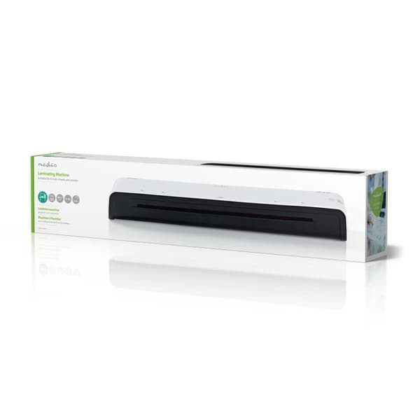 Nedis Laminator | Hot & Cold | A3 | 300 mm/min | Slå av automatisk | Nettstrøm drevet | Hvit