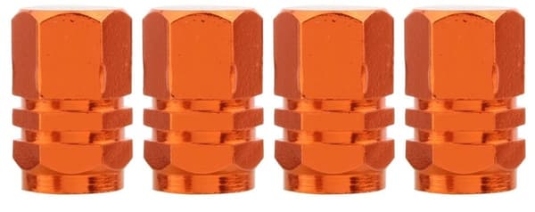 Ventilhætter 4-pak, orange