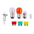 Miniatyrbilde 1 av 2: Reservedelssett med lamper for bil, H1, 8 deler