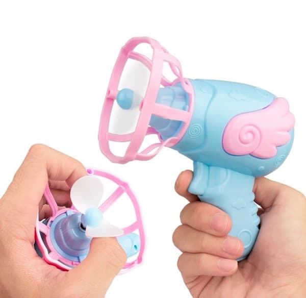 Såpbubbelpistol med fläkt, Rosa