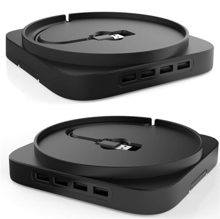 Vertikalt stativ till Xbox Series X med USB-hub