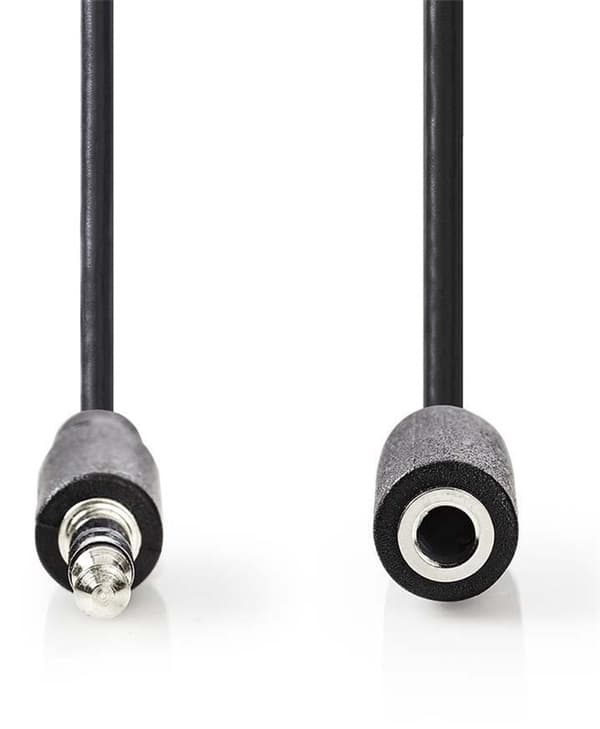 Nedis Stereo lydkabel | 3.5 mm Han | 3.5 mm Hun | Nikkel belagt | 2.00 m | Rund | Sort | Boks