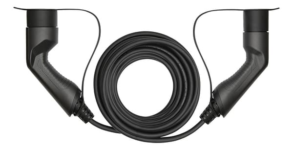 DELTACO e-Charge, kaapeli Type 2 - Type 2, 1-vaihe, 32A, 10m, musta