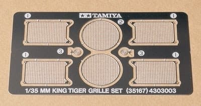 Tamiya 1/35 FOTOÆTSDELE T/KINGTIGER