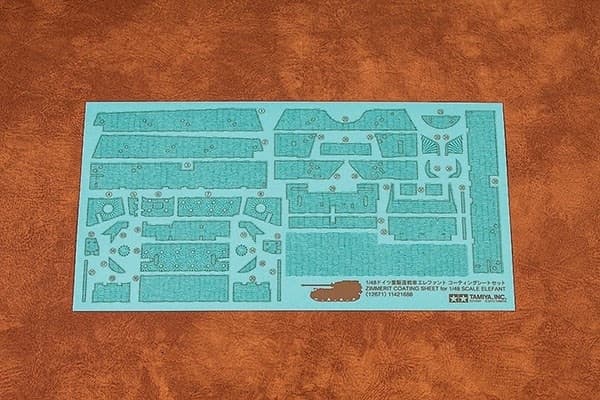 Tamiya 1/48 Elephant Zimmerit-ark