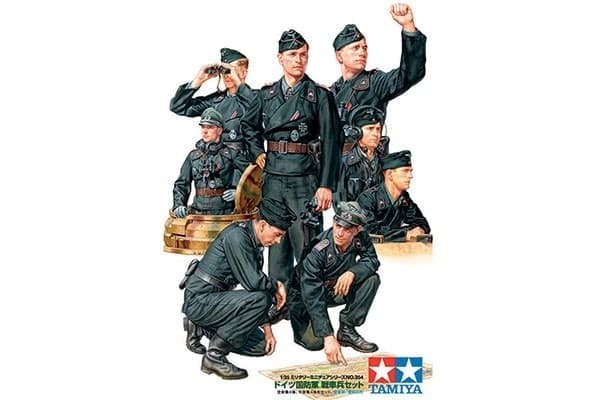 Tamiya 1/35 Tysk stridsvognbesetningssett