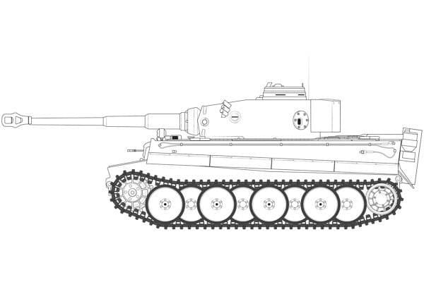 Airfix Tiger-1 'Tidlig versjon - Operasjon Citadel