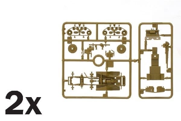 Italeri 1:72 M3 75mm HALF TRACK (2 F.A.)