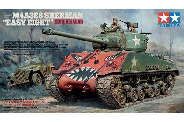 TAMIYA 1/35 U.S. Medium Tank M4A3E8 Sherman ''Easy Eight''