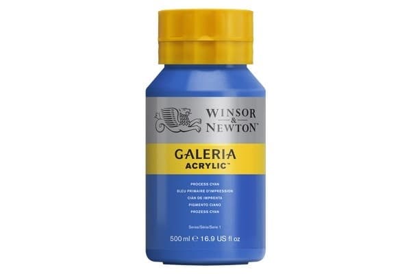 WINSOR Galeria Acrylic 500Ml Process Cyan 535