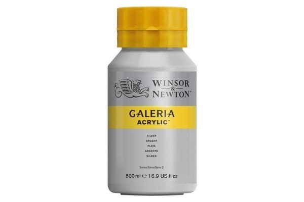 WINSOR Galeria Acrylic 500Ml Silver 617
