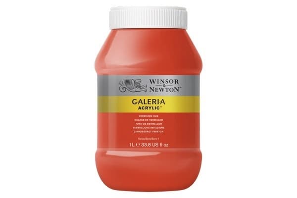 WINSOR Galeria Acrylic 1L Vermilion 682