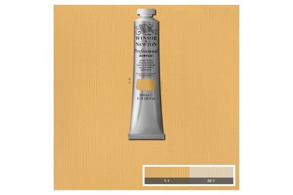 WINSOR Proff. acrylic 200ml naples yellow 422