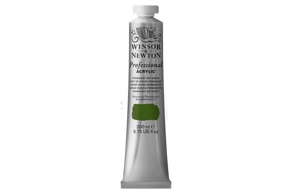 WINSOR Proff. acrylic 200ml permanent sap green 503