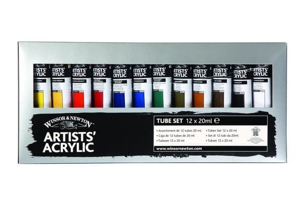 PROFESSIONAL ACRYLIC COLOUR Startsett 12x20 ml