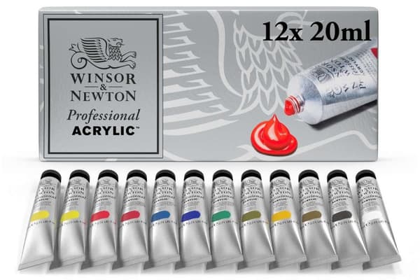 PROFESSIONAL ACRYLIC COLOUR Startsett 12x20 ml