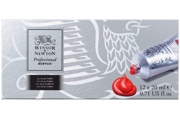 PROFESSIONAL ACRYLIC COLOUR Startsett 12x20 ml
