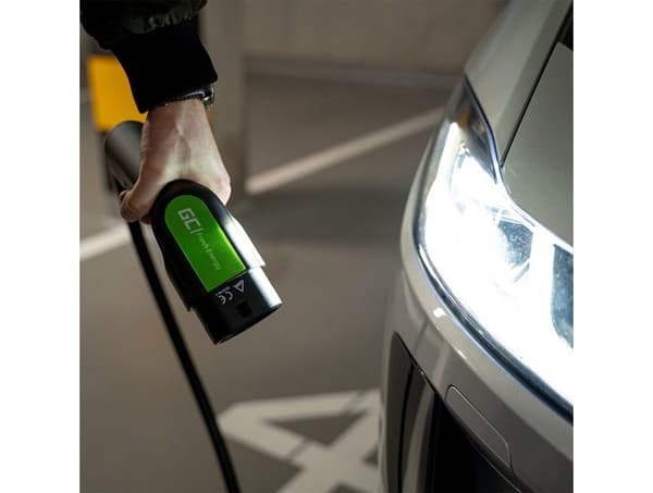 GREENCELL Laddkabel Elbil EV18 Typ1 5m 3.6kW 16A 1-FAS Svart IP55