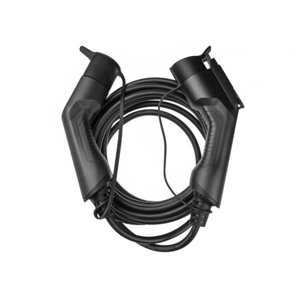 greencell Laddkabel Elbil EV19 Typ1 7m 3.6kW 16A 1-FAS Svart IP55