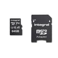Miniatyrbillede 2 af 3: INTEGRAL 64 GB højhastigheds microSDHC/XC V30 UHS-I U3 hukommelseskort