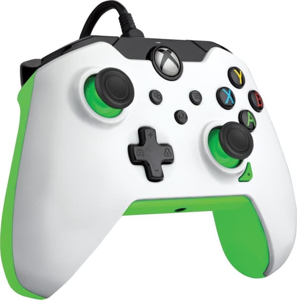 PDP Rematch Trådad kontroll för Xbox & Windows, Neon Vit