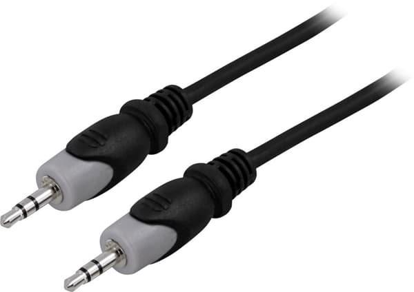 DELTACO Lydkabel, 3,5mm han - han, 10m