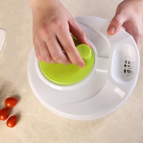 Salatspinner Salatspinner Grøntsagstørrer Dræner Roterende veggievasker
