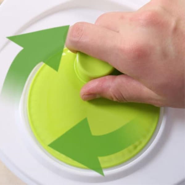 Salatspinner Salatspinner Grøntsagstørrer Dræner Roterende veggievasker