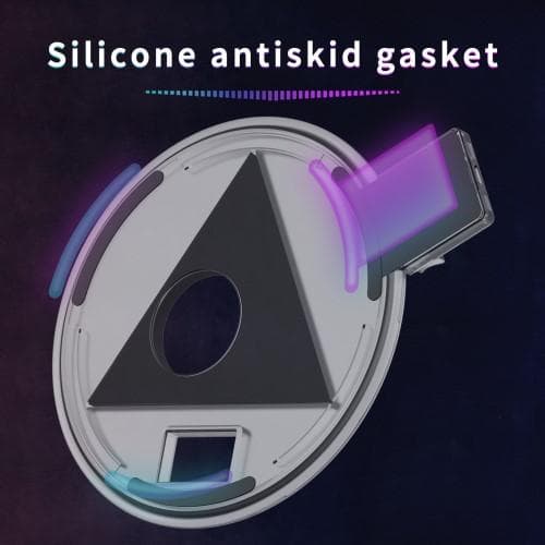 Playstation 5/PS5 RGB LED-rengasvalokonsolin jalustan koristetarvikkeet