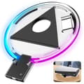 Pikkukuva 1 / 8: Playstation 5/PS5 RGB LED-rengasvalokonsolin jalustan koristetarvikkeet