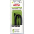 Pikkukuva 5 / 5: Hama Kabel Audio 3.5mm-3.5mm Vinklad Coiled Guld Svart 1.5m