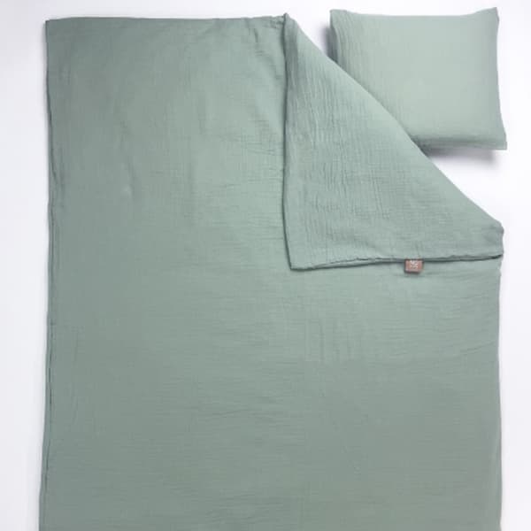 NG Baby Dynetrekk i musselin Frosty Green