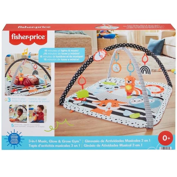 Fisher Price 3-in-1 Music Glow & Grow Gym
