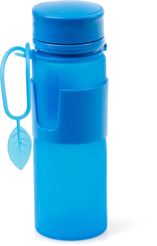 Sportsflaske Silikon myk 500 ml Blå