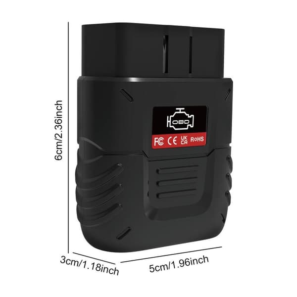 V019 OBD 2 for diagnostikk Bluetooth-feilkodedekoder Bildiagnostisk skanner