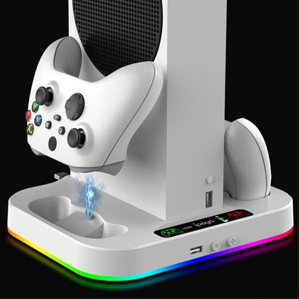 IPEGA Xbox Series S Dobbelt ladestativ/ladestativ