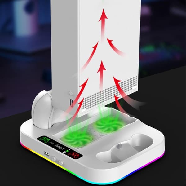 IPEGA Xbox Series S Dobbelt ladestativ/ladestativ