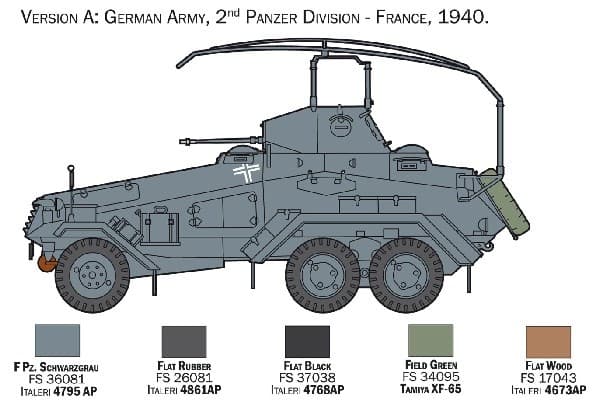 ITALERI 1:35 Sd.Kfz. 232 - 6 Rad