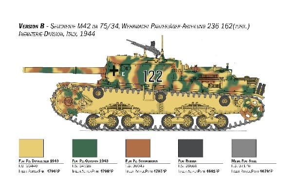 ITALERI 1:35 Semovente M42 da 75/34