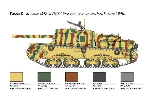 ITALERI 1:35 Semovente M42 da 75/34