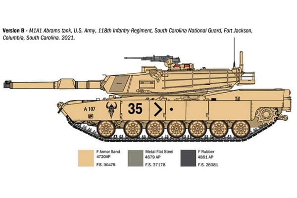 ITALERI 1:35 M1A1/A2 Abrams