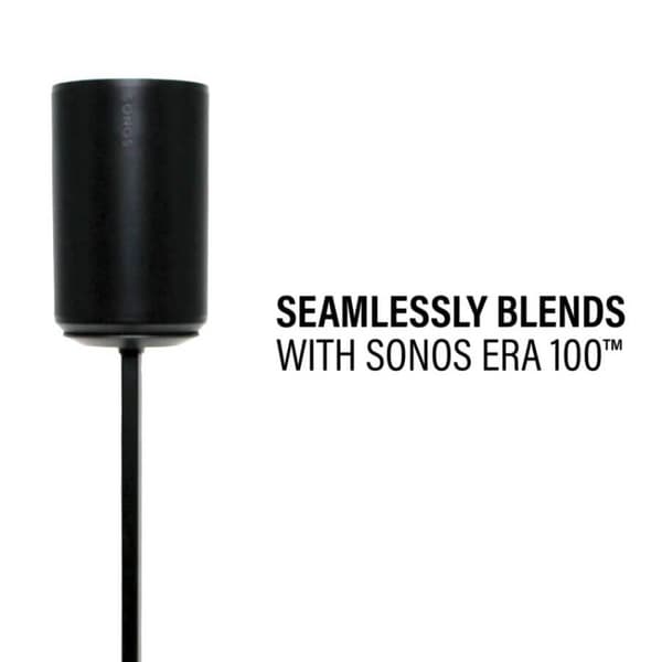 SANUS Gulvstativ Justerbart for Sonos ERA 100 Par Svart